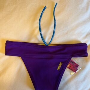 Arena Purple Bikini with Blue Straps